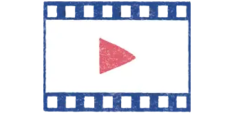 動画アイコンのイラスト