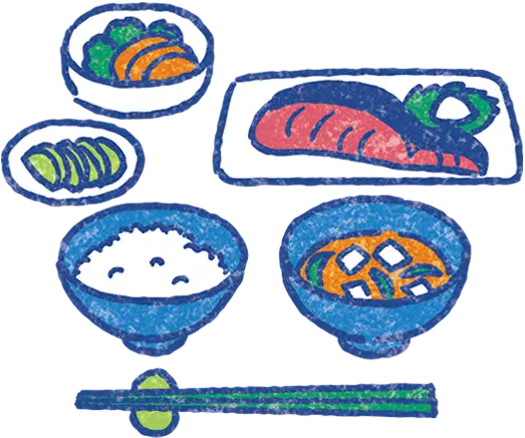 食事のイラスト